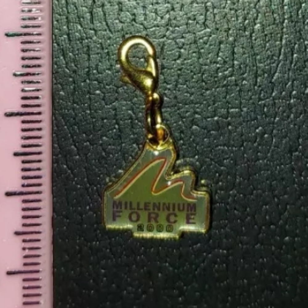 Rare, Official Cedar Point Ride Charm - Millennium Force, 2000 (Discontinued)